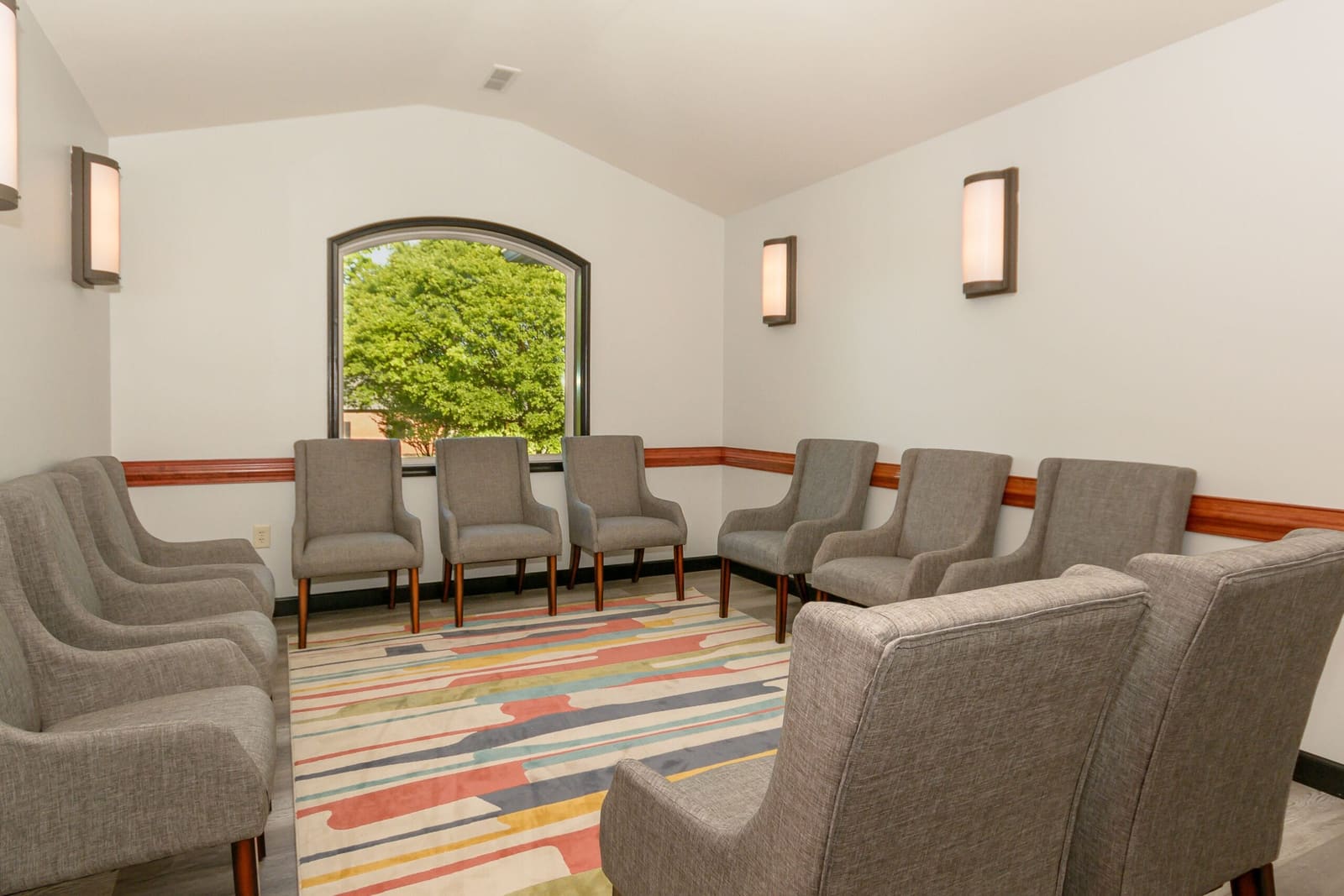 Group therapy room